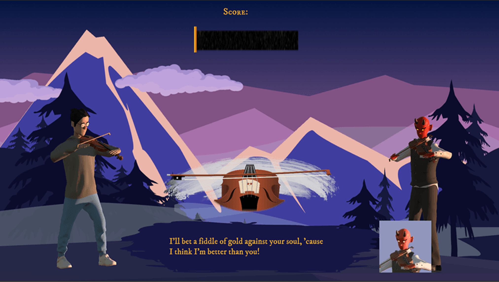 Fire on the Mountain gameplay screenshot