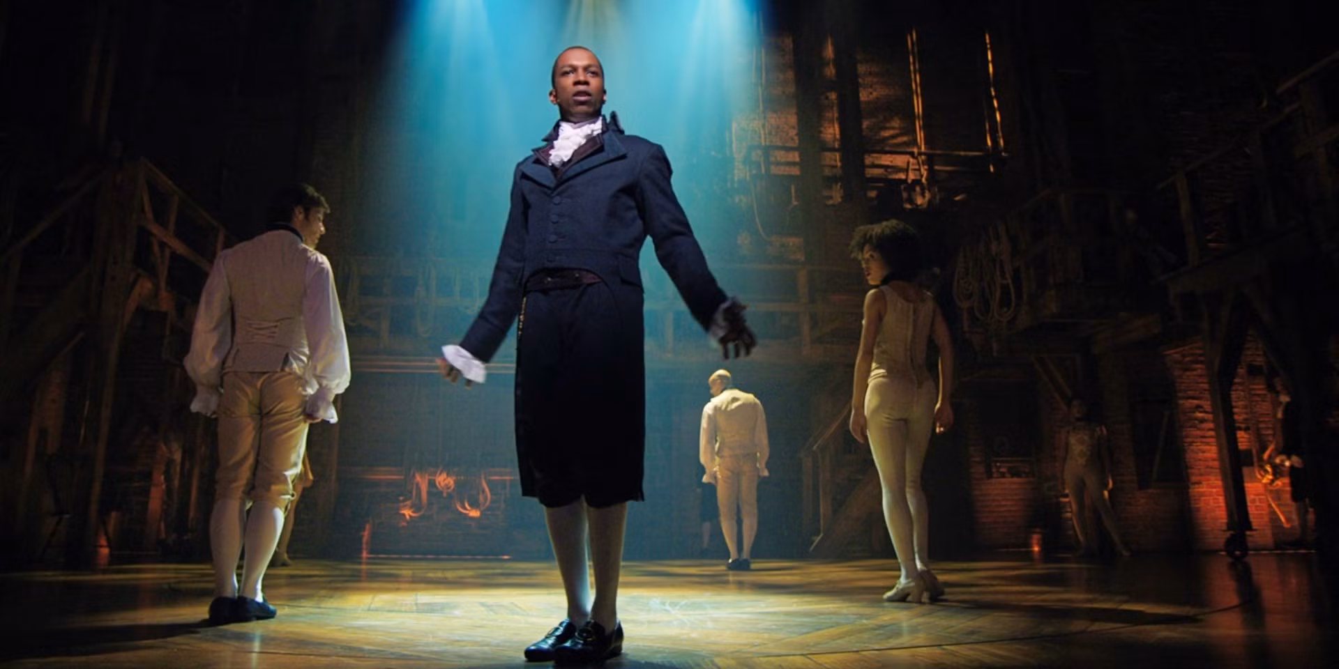 Still from the finale of The Room Where It Happens in Hamilton