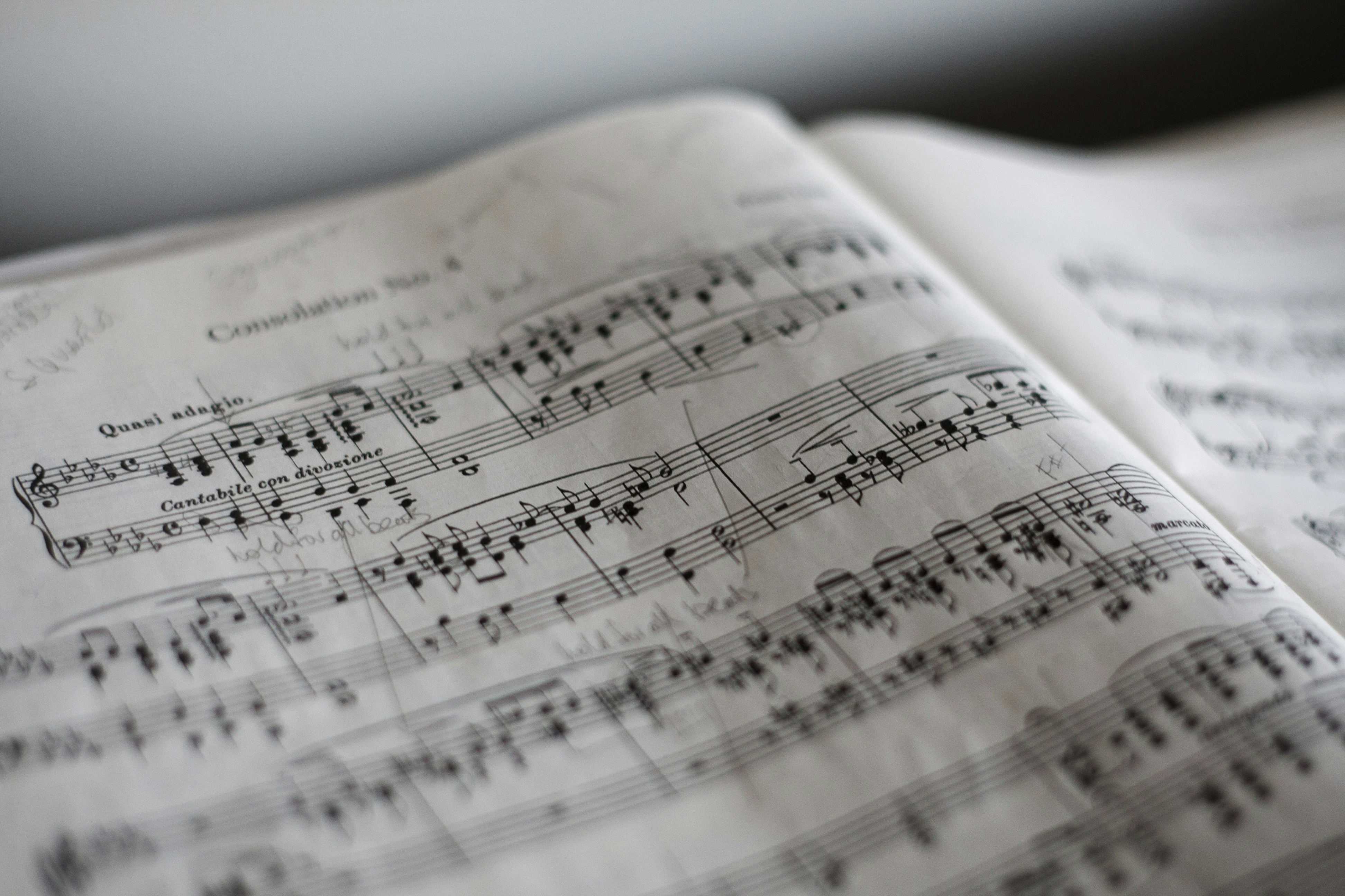Printed sheet music