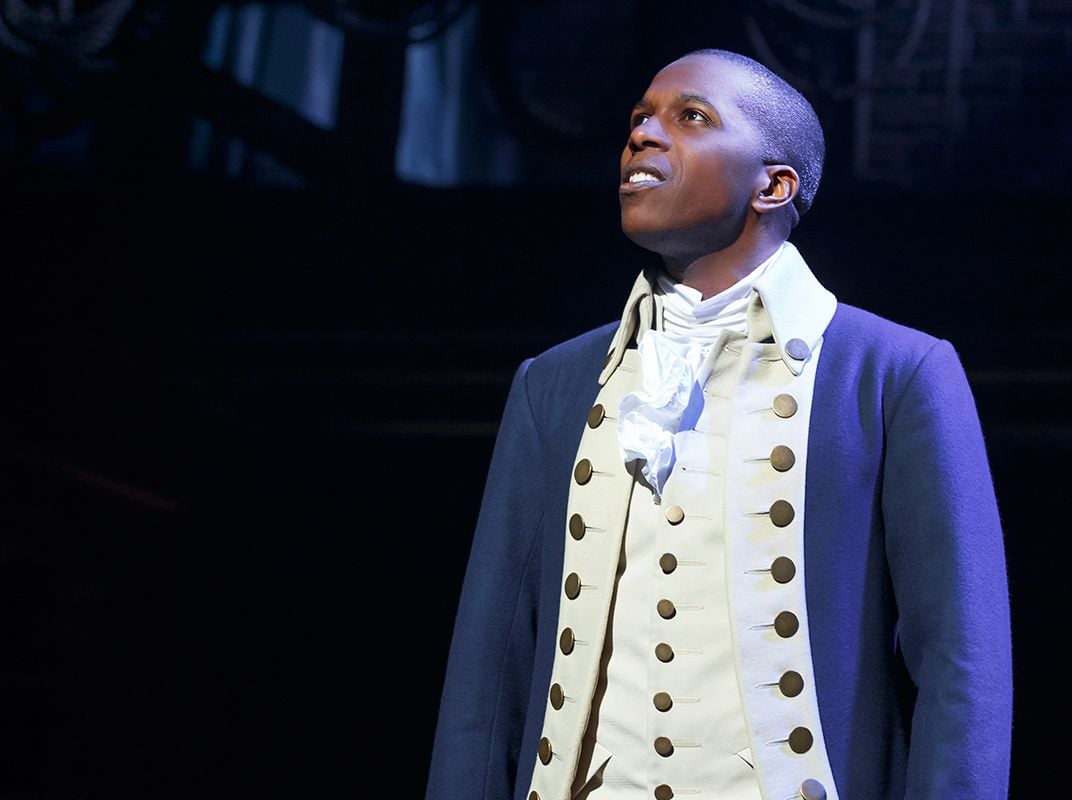 Leslie Odom Jr. as Aaron Burr in Hamilton